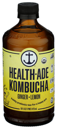 HEALTH ADE KOMBUCHA GNGR LEMON ORG - 16 FO