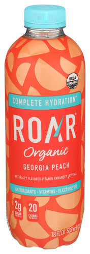 Roar Beverages Bev Georgia Peach Org, 18 FO