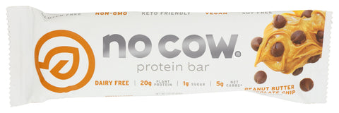 No Cow Bar Bar Peanut Bttr Choc Chip, 2.12 OZ.