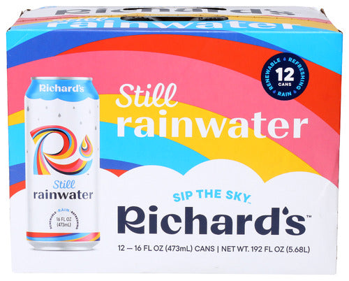 Richards Rainwater Water Still 16Oz Cns 12Pk, 192 FO.