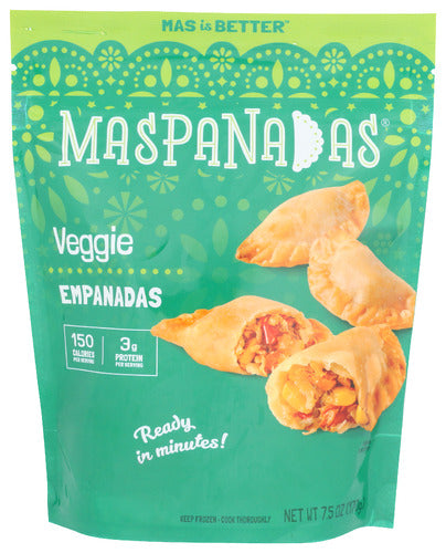 MASPANADAS EMPANADAS VEGGIE MINI - 7.5 OZ