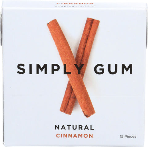 SIMPLY GUM CINNAMON NATURAL - 15 PC