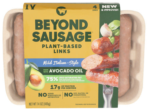 BEYOND MEAT SAUSAGE ITALIAN SWEET 4PK - 14 OZ