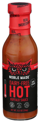 Noble Made By The New Primal Sauce Buffalo Hot, 12 FO.