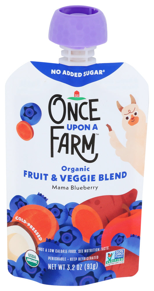 Once Upon A Farm Blubry Mma Br 7 Mths, 3.2 FO.