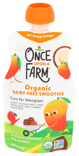 Once Upon A Farm Smoothie Coco Mangos Org, 4 FO.