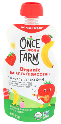 Once Upon A Farm Smth Strwbry Ban Swl, 4 FO.