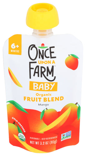 Once Upon A Farm Food Baby Mango 6M, 3.2 FO.