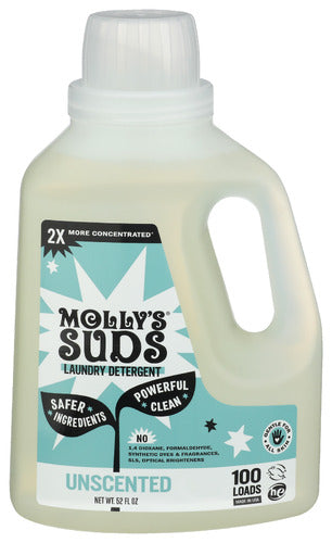 MOLLYS SUDS LQD LAUNDRY UNSCNTD 100L - 52 FO