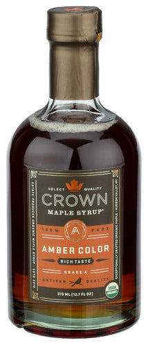 Crown Maple 
Syrup Maple Ambr Clr Org, 12.7 FO.
