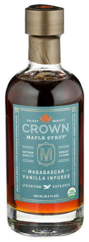 Crown Maple 
Syrup Mple Mdgscr Vnlla, 8.5 FO.