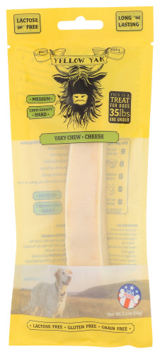 YELLOW YAK DOG TREAT YAKY CHEW MED - 2.3 OZ