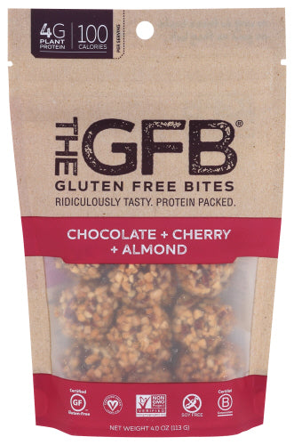 THE GFB BITES CHOC CHERRY ALMOND - 4 OZ