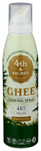 4Th Heart 
Oil Ghee Hi Heat Orig Spry, 5 FO.