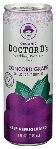 DOCTOR D'S SPARKLING PROB PROBTC GRP CNCRD SPRKLNG - 12 FO