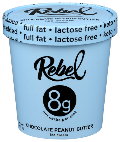 Rebel Ice Cream Choc Pnut Buttr, 1 PT.