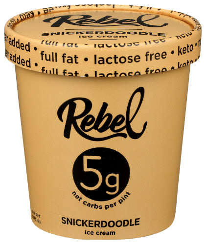 Rebel Ice Cream Snickerdoodle, 1 PT.