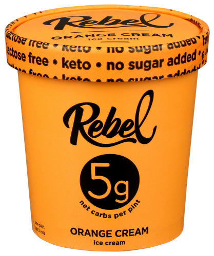 Rebel Ice Cream Orange Cream, 1 PT.
