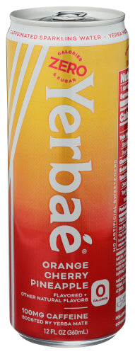 YERBAE WATER ENHNCD SPRK CHRRY PINEAP - 12 FO