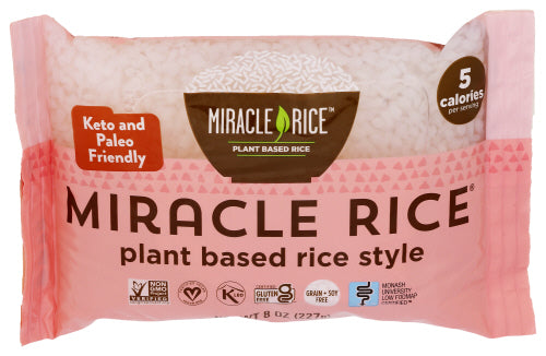 MIRACLE NOODLE RICE MIRACLE - 8 OZ