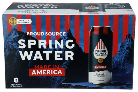 Proud Source Water Spring Still 8Pk, 128 FO.