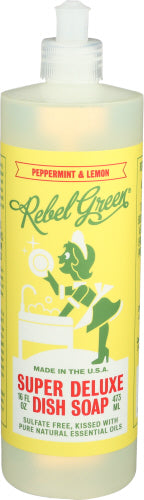 Rebel Green Soap Dish Ppprmnt Lemon, 16 OZ.