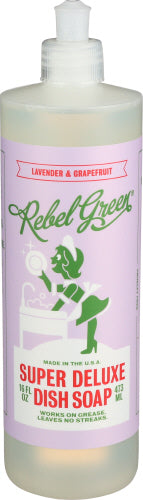 Rebel Green Soap Dish Lvndr Grpfrt, 16 OZ.