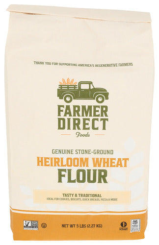 FARMER DIRECT FOODS FLOUR HEIRLOOM WHEAT - 5 LB