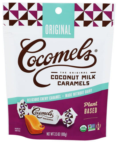 Cocomels 
Caramels Orig Pouch Org, 3.5 OZ.