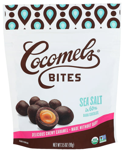 Cocomels 
Caramels Sea Slt Bites, 3.5 OZ.