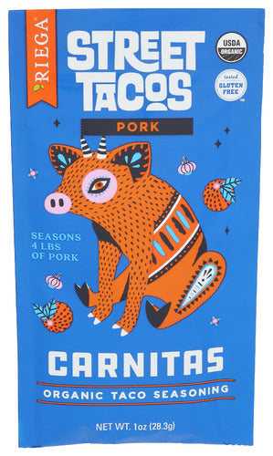 Riega Seasoning Tco St Carnitas, 1 OZ.
