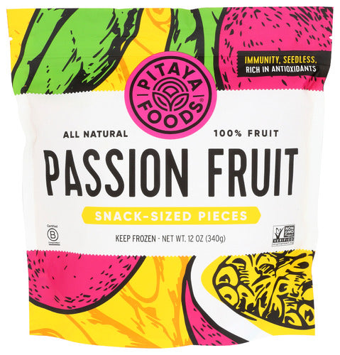 Pitaya Foods Fruit Passion Frt Seedles, 12 OZ.
