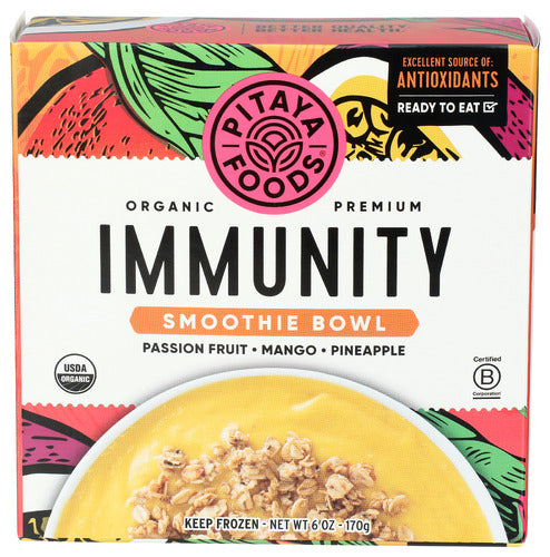 Pitaya Foods Bowl Smthie Orgnc Imunty, 6 OZ.