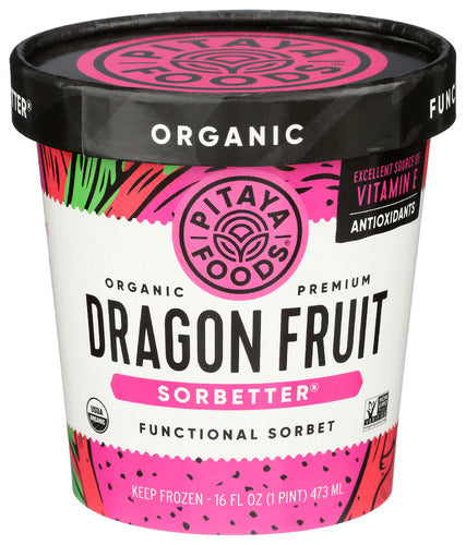 Pitaya Foods Sorbet Organic Drgnfruit, 16 OZ.