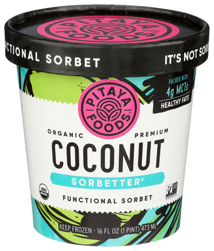 Pitaya Foods Sorbet Mct Oil Ognc Ccnt, 16 OZ.