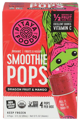 Pitaya Foods Smoothie Pop Df Mngo Org, 12 FO.