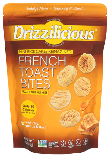 DRIZZILICIOUS RICE CAKE MINI FRNCH TST - 4 OZ