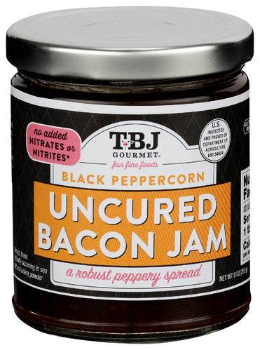 TBJ GOURMET JAM BACON BLACK PEPPER - 9 OZ