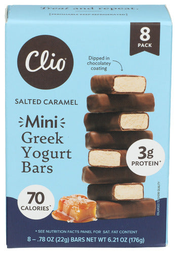 CLIO BARS YOGURT MINI SLTD CRML - 6.21 OZ
