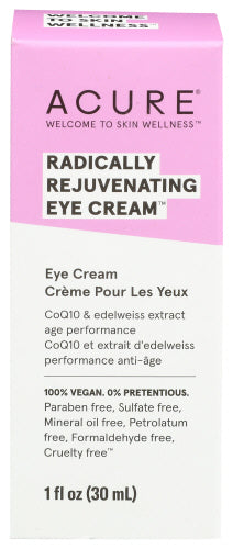 Acure 
Cream Eye Rejuvenating, 1 FO.