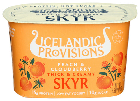 ICELANDIC PROVISIONS YOGURT PCH & CLOUDBRY SKYR - 5.3 FO
