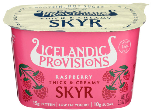 ICELANDIC PROVISIONS YOGURT RASPBERRY SKYR - 5.3 FO