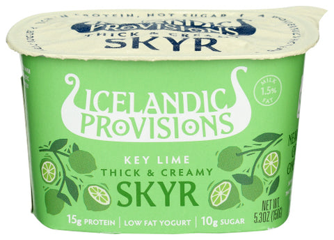 ICELANDIC PROVISIONS YOGURT KEY LIME SKYR - 5.3 FO