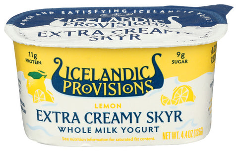 ICELANDIC PROVISIONS YOGURT LEMON KRIMI SKYR - 4.4 FO