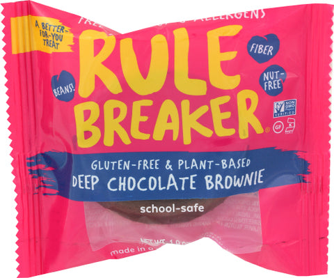 Rule Breaker Snacks Brownie Deep Choc, 1.9 OZ.