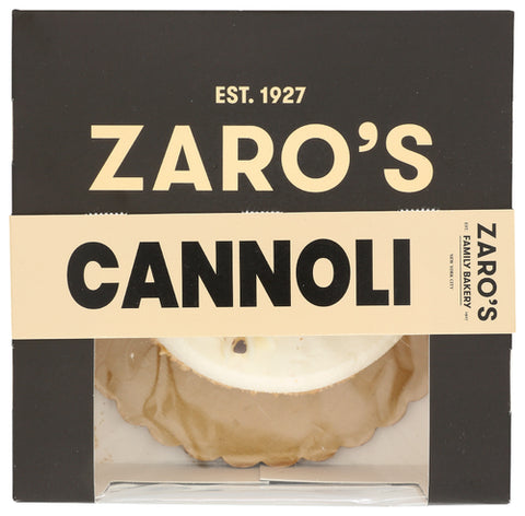 ZAROS FAMILY BAKERY CAKE CANNOLI 4 INCH - 11.5 OZ