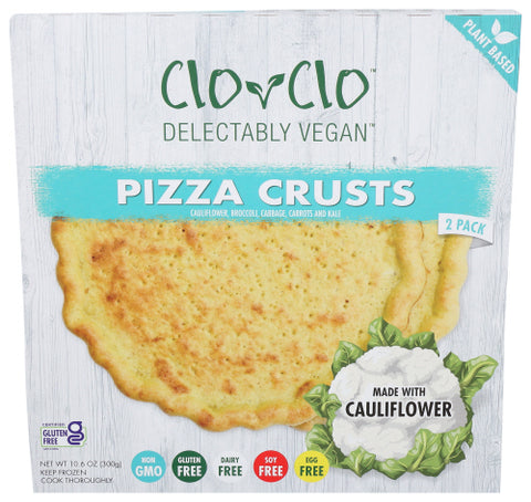 CLO-CLO VEGAN FOODS PIZZA CRUST 2PK - 10.2 OZ