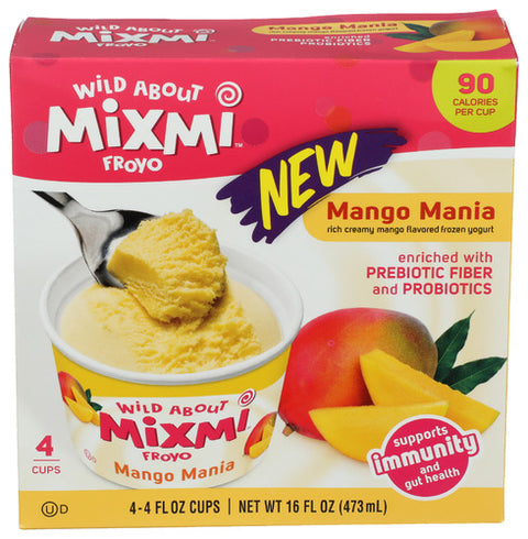 WILD ABOUT MIXMI FROYO YOGURT FRZN MANGO MANIA - 16 FO