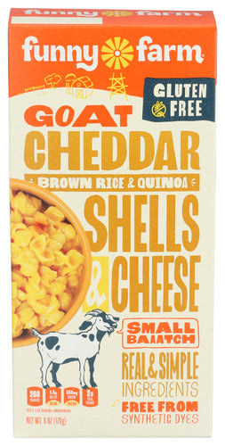 FUNNY FARM MAC N CHEESE GOAT SHLL - 6 OZ