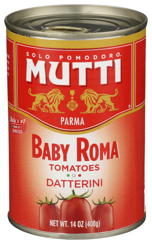 Mutti Tomato Baby Roma, 14 OZ.